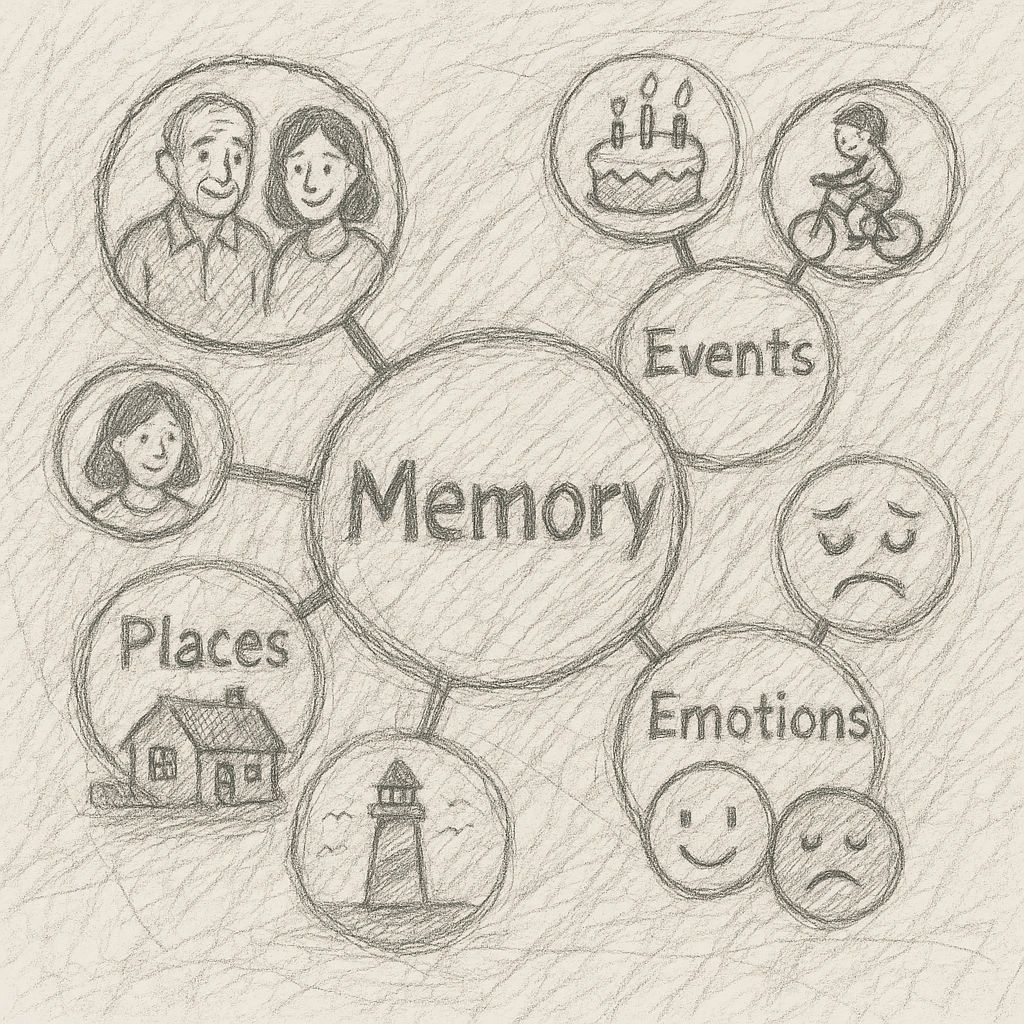 Building a Biography from Scattered Memories